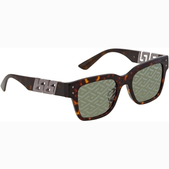 NEW VERSACE SUNGLASSES VE4421F  108/V8 MOD VE4421F HAVANA GREEN  VERSACE VE4421 - Picture 2 of 7